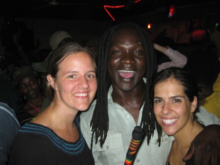 Steph, Austin and me at the reggae club "Monte Carlo"